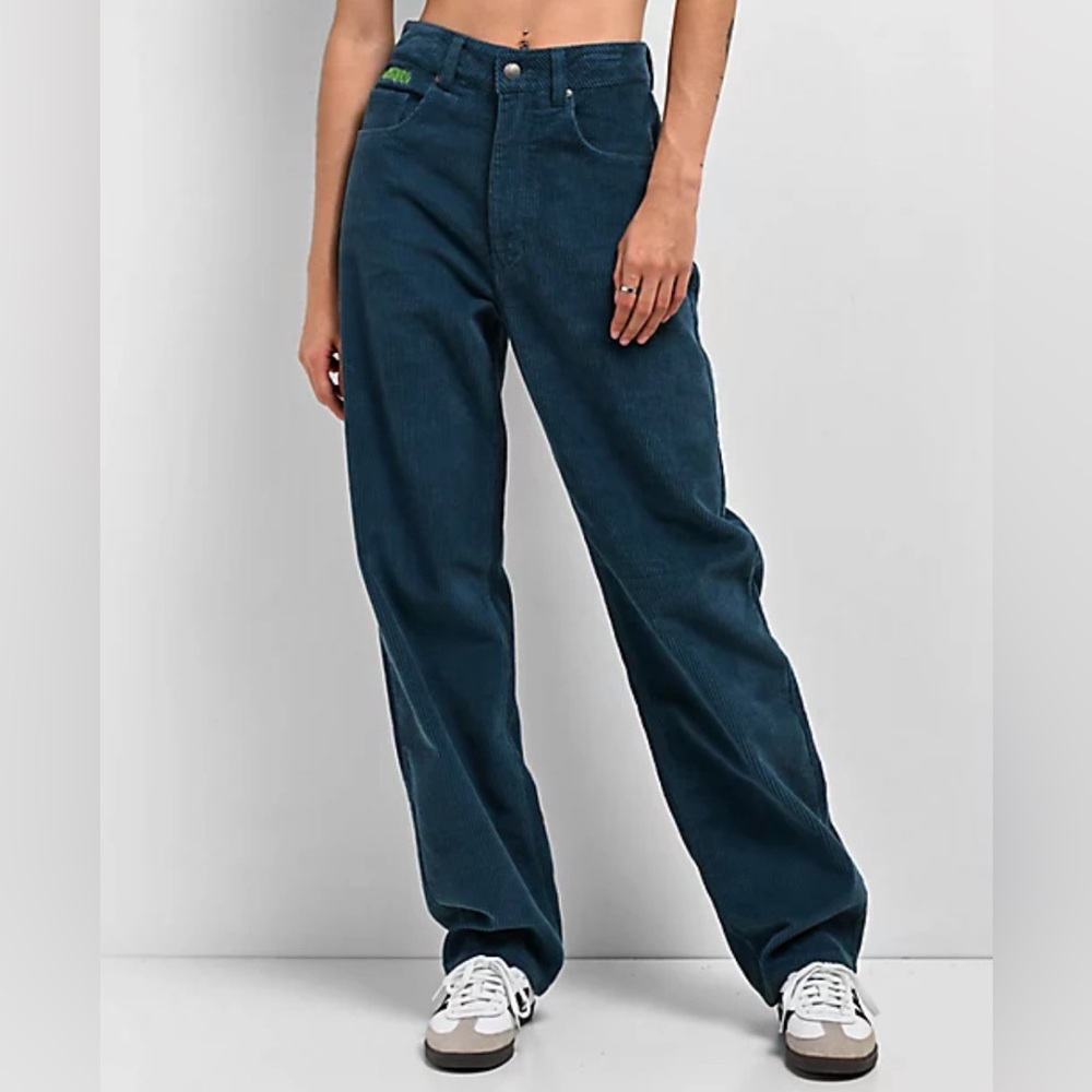 Empyre Tori Teal Corduroy Skate Pants